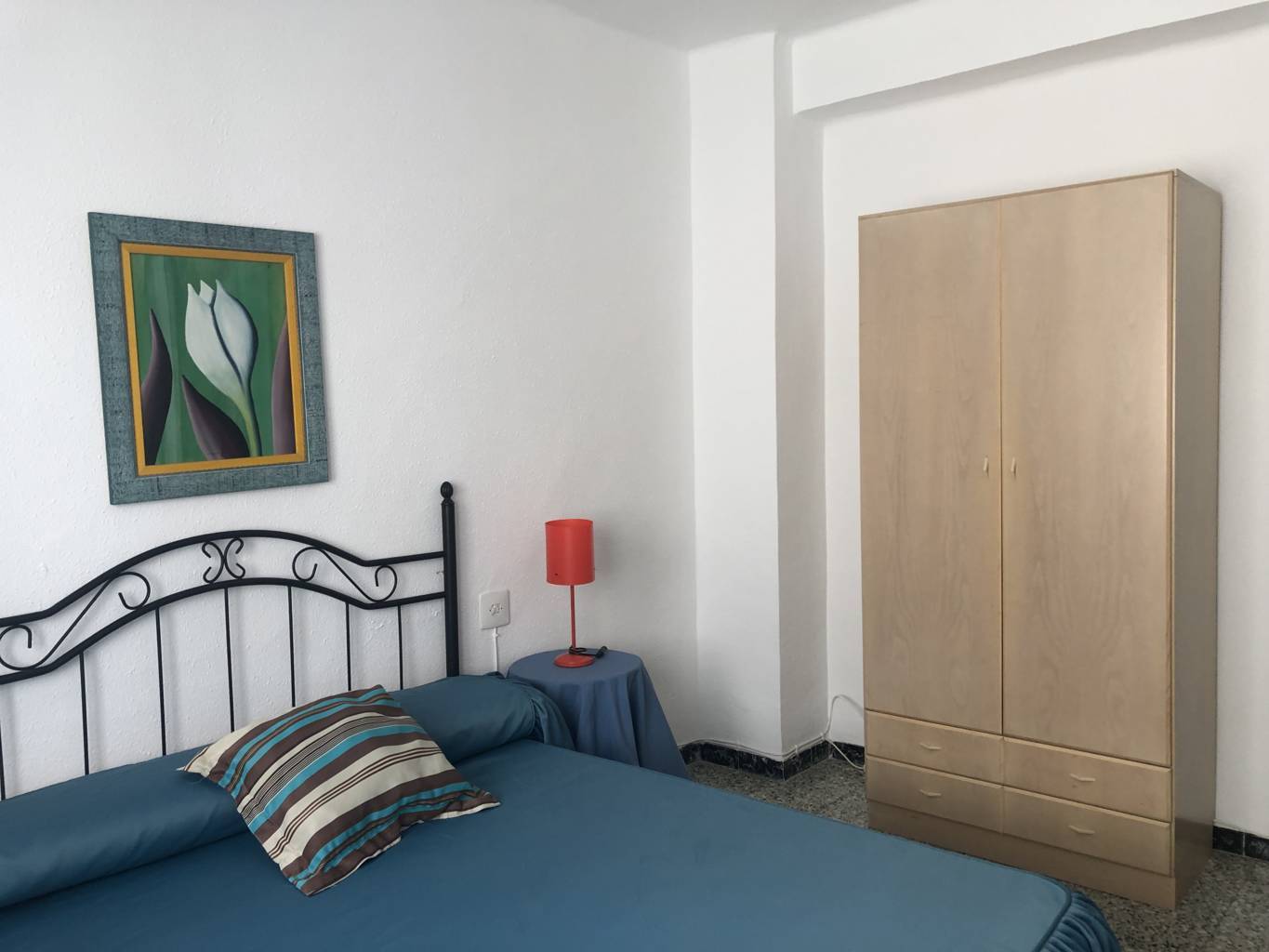 P141 Ventanas de climalit y estufa de hierro forjado de leña | Fincas Biar