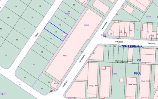 Soler 039 Cuatro parcelas de 7000m2 en ZONA INDUSTRIAL de BIAR.