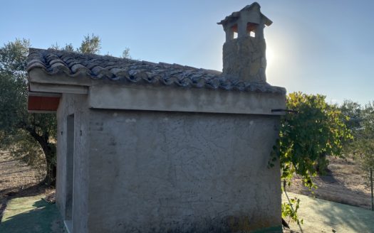 CT 062 caseta de aperos en terreno con agua de riego y baño.