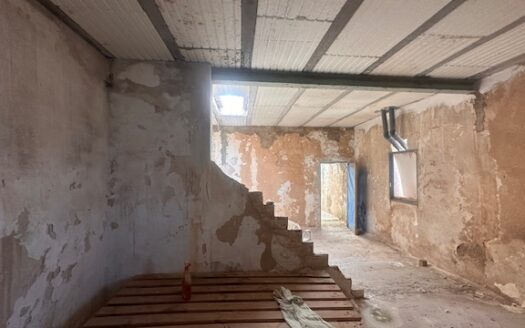 Finca 077 en Campo de Mirra con casa, nave y bodega con varias pinadas….