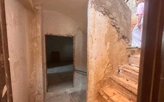 Finca 077 en Campo de Mirra con casa, nave y bodega con varias pinadas….