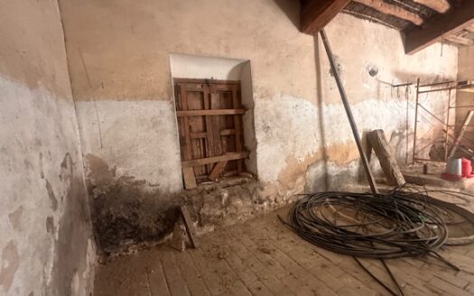 Finca 077 en Campo de Mirra con casa, nave y bodega con varias pinadas….